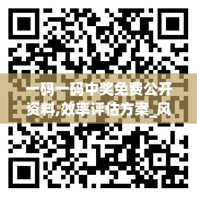 一码一码中奖免费公开资料,效率评估方案_风尚版MXD5.5