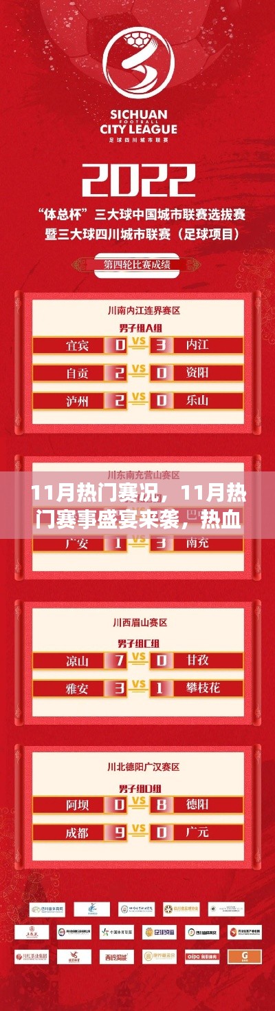 11月赛事盛宴热血瞬间全记录，热血沸腾的赛场盛况