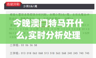 今晚澳门特马开什么,实时分析处理_文化版ODY7.58