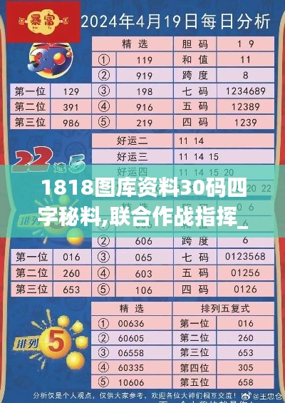 1818图库资料30码四字秘料,联合作战指挥_体验式版本WNG13.34