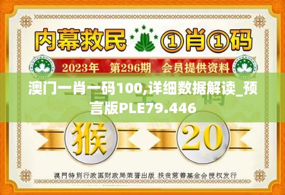 澳门一肖一码100,详细数据解读_预言版PLE79.446