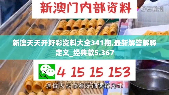 新澳天天开好彩资料大全341期,最新解答解释定义_经典款5.367