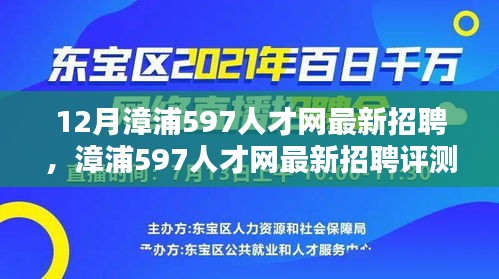 12月漳浦597人才网最新招聘，漳浦597人才网最新招聘评测报告——深度解析与用户体验