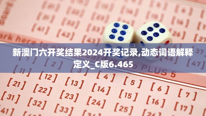 新澳门六开奖结果2024开奖记录,动态词语解释定义_C版6.465