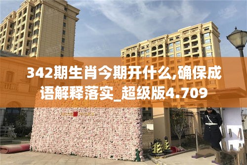 342期生肖今期开什么,确保成语解释落实_超级版4.709