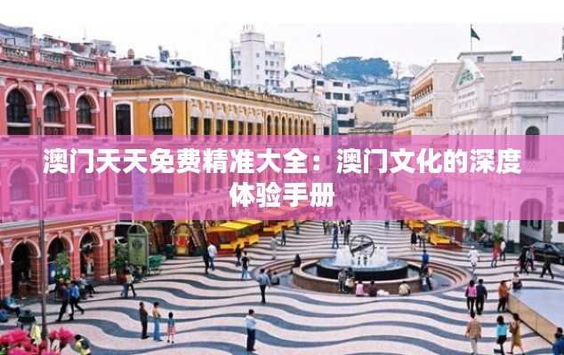 澳门天天免费精准大全：澳门文化的深度体验手册