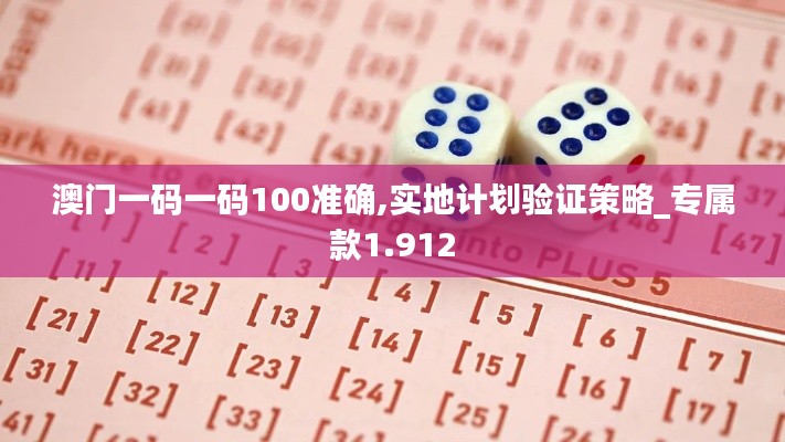 澳门一码一码100准确,实地计划验证策略_专属款1.912