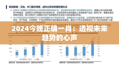 2024今晚正确一肖：透视未来趋势的心声