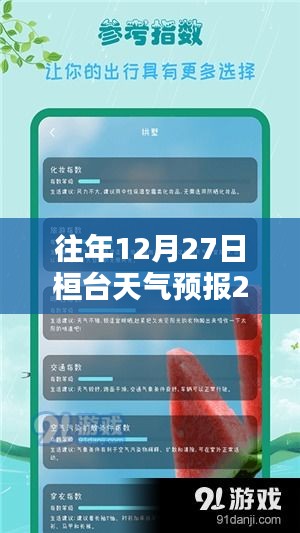 桓台天气预报，往年12月27日全天候实时天气查询