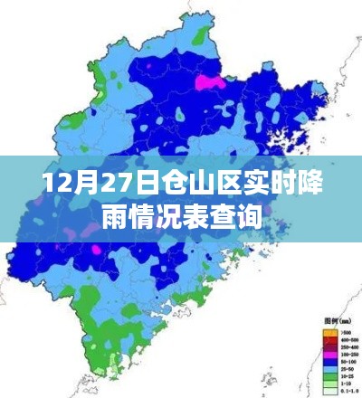 仓山区实时降雨情况查询报告