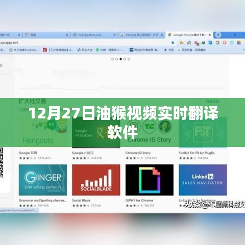 油猴视频实时翻译软件上线日期揭晓
