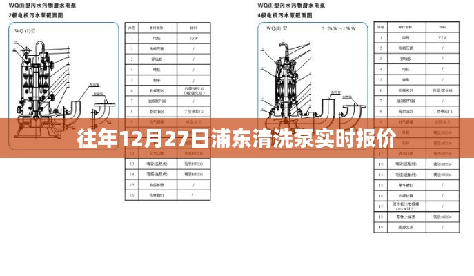 浦东清洗泵最新实时报价通知
