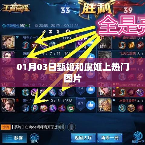甄姬与虞姬热门图片亮相，1月3日瞩目焦点