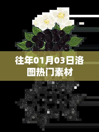 洛图热门素材盘点，历年一月初的流行趋势