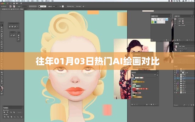 AI绘画对比，历年一月三日热门作品展示