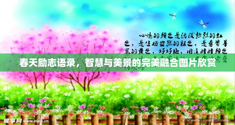 春天励志语录，智慧与美景的完美融合图片欣赏
