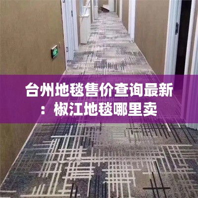 台州地毯售价查询最新：椒江地毯哪里卖 