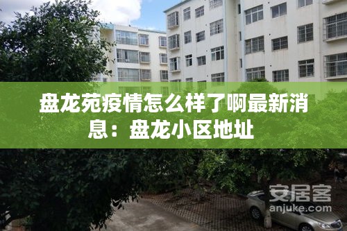 盘龙苑疫情怎么样了啊最新消息：盘龙小区地址 