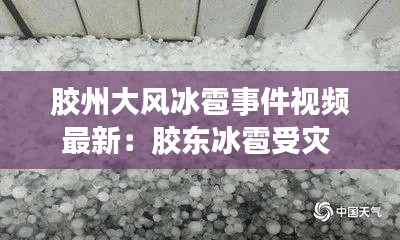 胶州大风冰雹事件视频最新：胶东冰雹受灾 