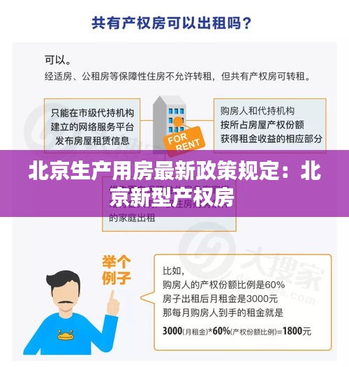 北京生产用房最新政策规定：北京新型产权房 