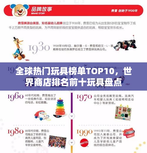 全球热门玩具榜单TOP10，世界商店排名前十玩具盘点