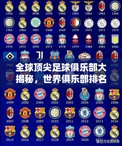 全球顶尖足球俱乐部大揭秘，世界俱乐部排名王者榜单