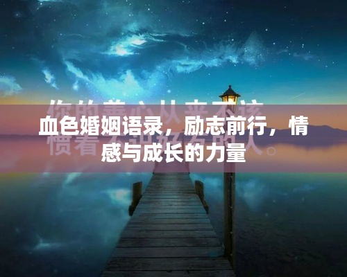 血色婚姻语录，励志前行，情感与成长的力量