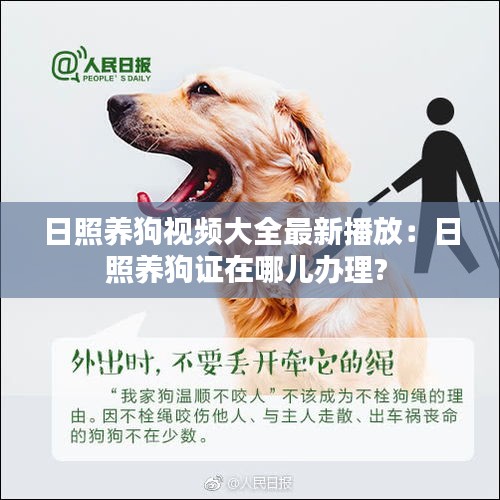 日照养狗视频大全最新播放：日照养狗证在哪儿办理? 