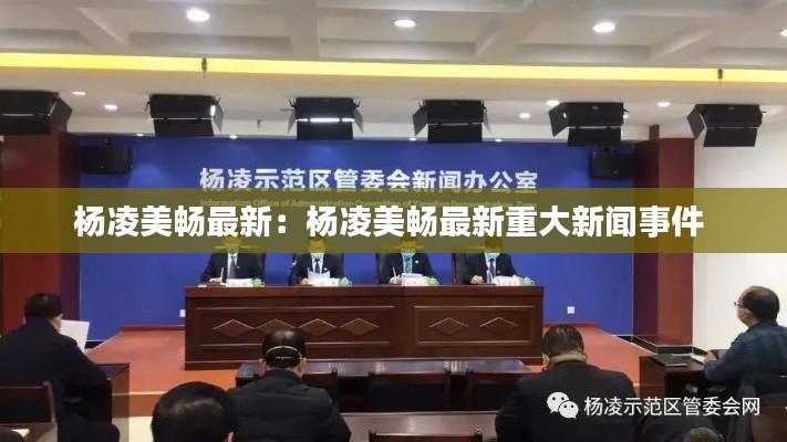 杨凌美畅最新：杨凌美畅最新重大新闻事件 