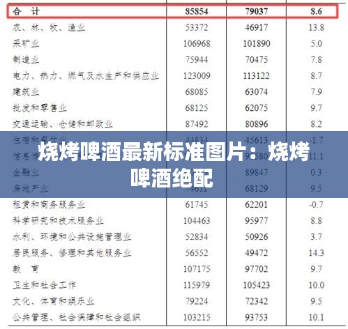 烧烤啤酒最新标准图片：烧烤啤酒绝配 