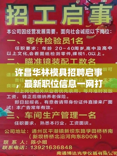 许昌华林模具招聘启事，最新职位信息一网打尽