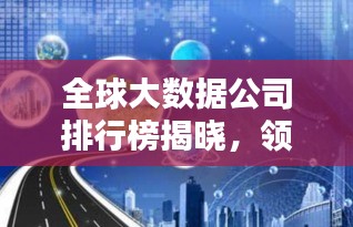 全球大数据公司排行榜揭晓，领先企业一览无余