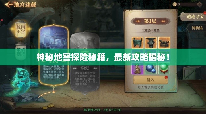神秘地窖探险秘籍，最新攻略揭秘！