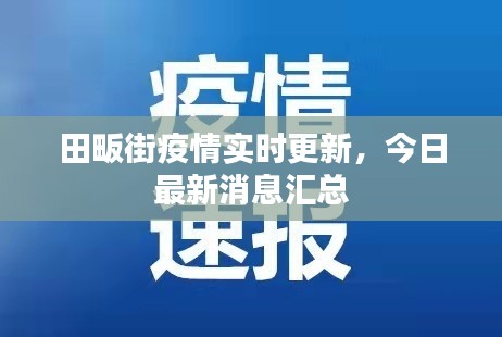 田畈街疫情实时更新，今日最新消息汇总