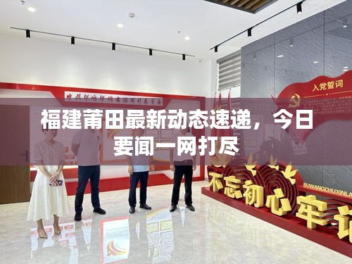 福建莆田最新动态速递，今日要闻一网打尽