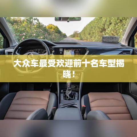 大众车最受欢迎前十名车型揭晓！