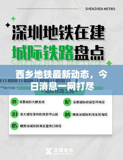 西乡地铁最新动态，今日消息一网打尽