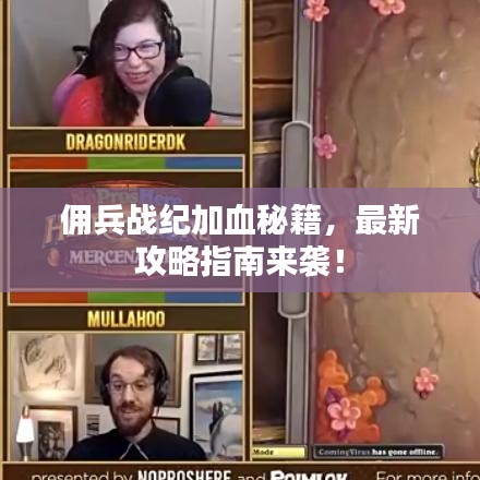 佣兵战纪加血秘籍，最新攻略指南来袭！