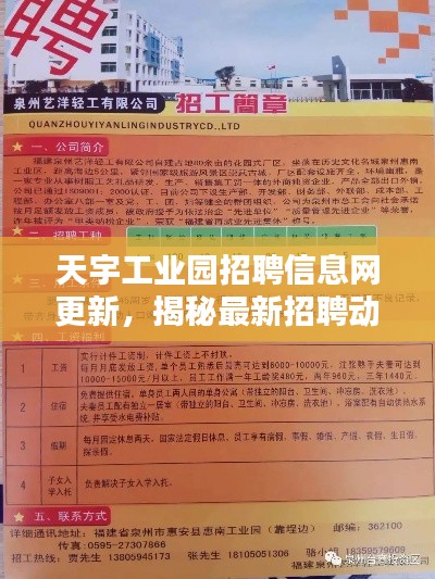 天宇工业园招聘信息网更新，揭秘最新招聘动态