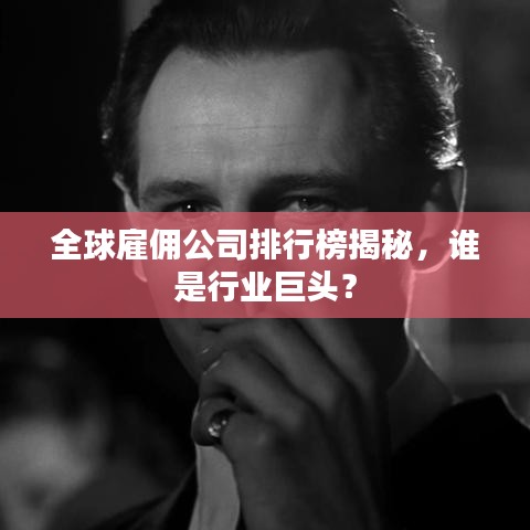 全球雇佣公司排行榜揭秘，谁是行业巨头？