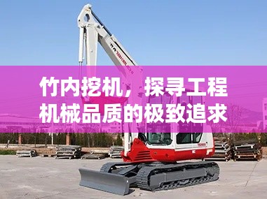 竹内挖机，探寻工程机械品质的极致追求