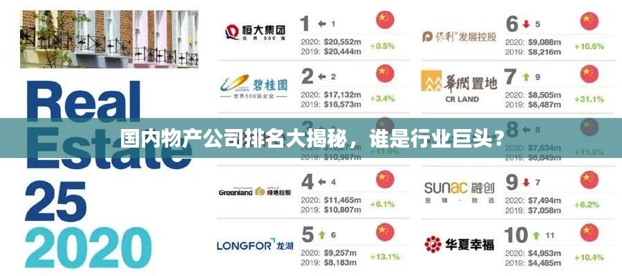 国内物产公司排名大揭秘，谁是行业巨头？
