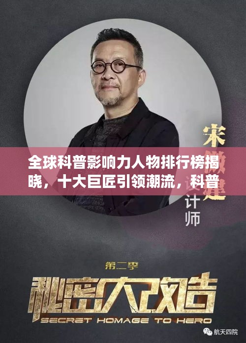 全球科普影响力人物排行榜揭晓，十大巨匠引领潮流，科普大咖揭秘世界奥秘！