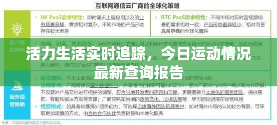 活力生活实时追踪，今日运动情况最新查询报告