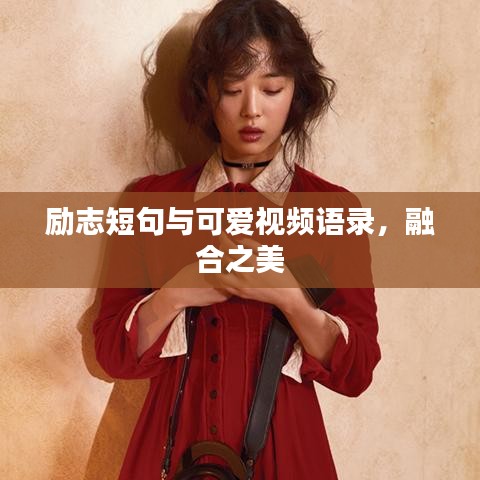 励志短句与可爱视频语录，融合之美