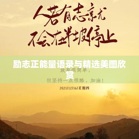 励志正能量语录与精选美图欣赏