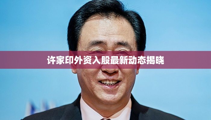 许家印外资入股最新动态揭晓