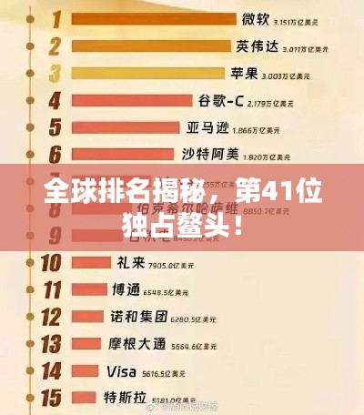全球排名揭秘，第41位独占鳌头！