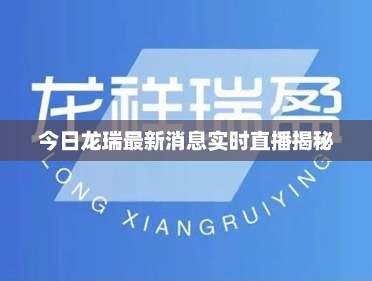 今日龙瑞最新消息实时直播揭秘