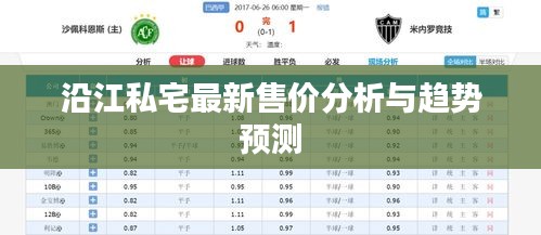 沿江私宅最新售价分析与趋势预测
